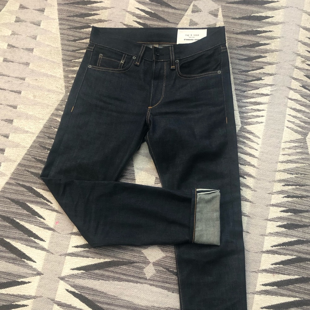Rag and Bone selvedge skinny jeans. FIT 2